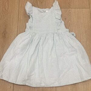 Edgehill Collection Light Blue Striped Dress